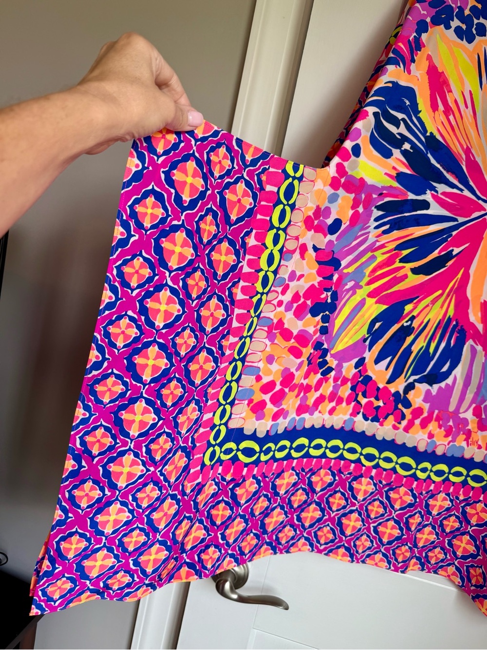 Lilly Pulitzer Bright Multi-Color Floral Tunic Dress - Picture 4 of 7